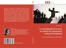 Capa do livro de La sauvegarde et la mise en valeur du patrimoine culturel immatériel 