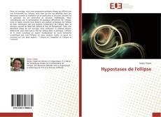 Hypostases de l'ellipse kitap kapağı