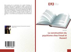 La construction du psychisme chez Freud et Husserl kitap kapağı