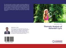 Buchcover von Thematic Analysis of Ashenda's Lyric