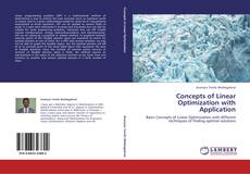 Couverture de Concepts of Linear Optimization with Application