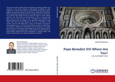 Couverture de Pope Benedict XVI Where Are You?