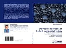 Bookcover of Engineering calculation of hydrodynamic plain bearings