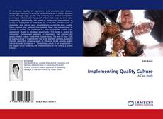 Capa do livro de Implementing Quality Culture 