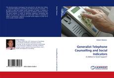 Buchcover von Generalist Telephone Counselling and Social Indicators