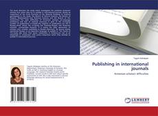 Portada del libro de Publishing in international journals