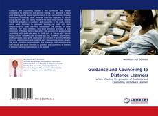 Bookcover of Guidance and Counseling to Distance Learners