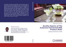 Capa do livro de Quality Aspects of The Sudanese  Fermented Milk Product  (Rob) 