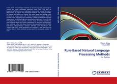 Portada del libro de Rule-Based Natural Language Processing Methods