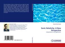 Buchcover von Sonic Relativity: A New Perspective