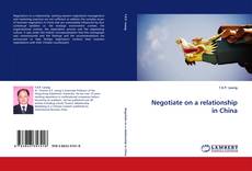 Buchcover von Negotiate on a relationship in China