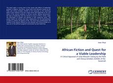 Buchcover von African Fiction and Quest for a Viable Leadership