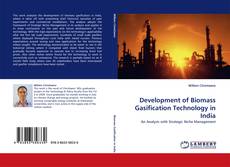 Development of Biomass Gasification Technology in India kitap kapağı
