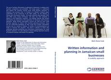 Buchcover von Written information and planning in Jamaican small businesses