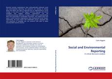 Bookcover of Social and Environmental Reporting