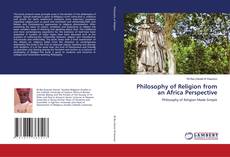 Philosophy of Religion from an Africa Perspective的封面