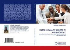 Buchcover von HOMOSEXUALITY DEBATE IN AFRICA TODAY