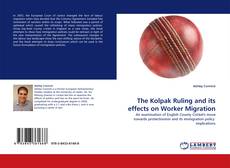 The Kolpak Ruling and its effects on Worker Migration kitap kapağı