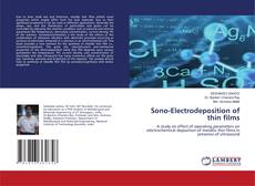 Couverture de Sono-Electrodeposition of thin films
