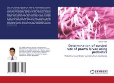 Determination of survival rate of prawn larvae using probiotics kitap kapağı