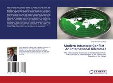 Modern Intrastate Conflict - An International Dilemma? kitap kapağı