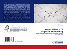 Capa do livro de Value creation from Corporate Restructuring 