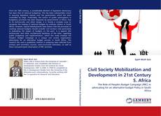 Portada del libro de Civil Society Mobilization and Development in 21st Century S. Africa
