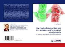 Capa do livro de HIV Epidemiological Context in Cambodia and Preventive Interventions 