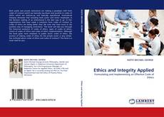 Capa do livro de Ethics and Integrity Applied 