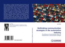 Rethinking communication strategies in the automotive industry kitap kapağı