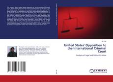 Capa do livro de United States' Opposition to the International Criminal Court 