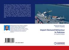 Buchcover von Import Demand Behaviour in Pakistan