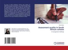 Copertina di Assessment quality in South African schools