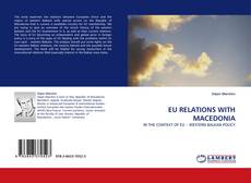 Couverture de EU RELATIONS WITH MACEDONIA