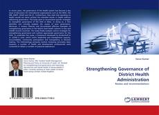 Capa do livro de Strengthening Governance of District Health Administration 