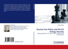 Capa do livro de Russian Gas Policy and the EU Energy Security 