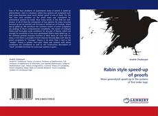 Portada del libro de Rabin style speed-up of proofs