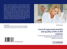 Level of expressed emotion and quality of life in HIV patients kitap kapağı