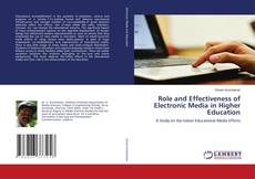 Buchcover von Role and Effectiveness of Electronic Media in Higher Education