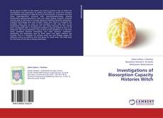 Обложка Investigations of Biosorption Capacity Histories Witch