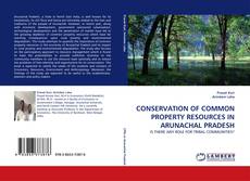 CONSERVATION OF COMMON PROPERTY RESOURCES IN ARUNACHAL PRADESH kitap kapağı