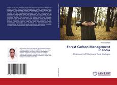 Couverture de Forest Carbon Management in India