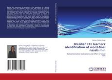 Capa do livro de Brazilian EFL learners' identification of word-final nasals m-n 