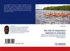 Capa do livro de The role of cooperative behavior in evolution 