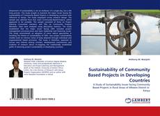 Buchcover von Sustainability of Community Based Projects in Developing Countries