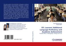 Capa do livro de EFL Learners' Additional Language Proficiency and Academic Achievement 
