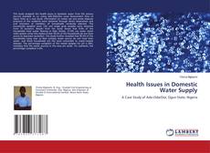 Portada del libro de Health Issues in Domestic Water Supply