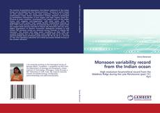 Portada del libro de Monsoon variability record from the Indian ocean