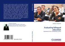 Capa do livro de Evaluating bilingual education 