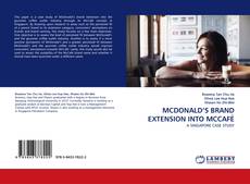 Bookcover of MCDONALD'S BRAND EXTENSION INTO MCCAFÉ